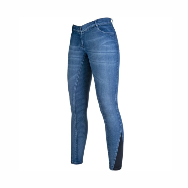 HKM Ridbyxa Denim Helskodd